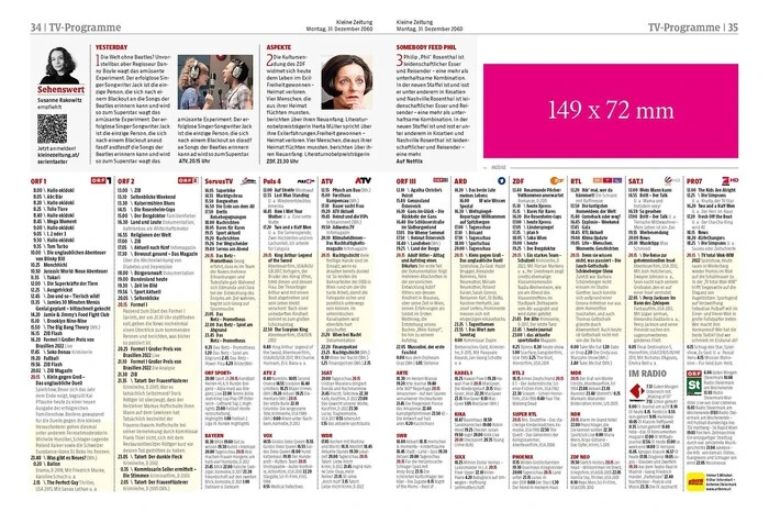 Basisplatzierung "TV-Programm"