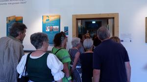 Viele interessierte Gäste drängten durch das Literaturmuseum