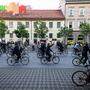 Radeln gegen die Regierung von Premier Janša: Protest in Laibach