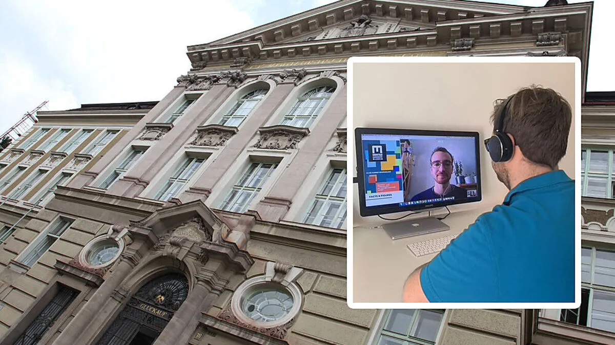 Über Video-Konferenzen können sich Interessierte über die Ausbildung an der Montanuni informieren