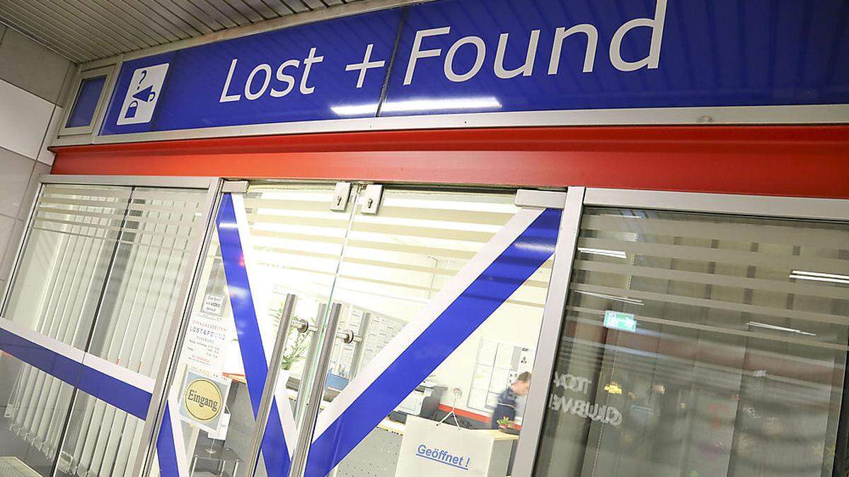 Österreichweit wurden 2021 in den sieben ÖBB Lost & Found-Büros 19.000 Fundgegenstände abgegeben  