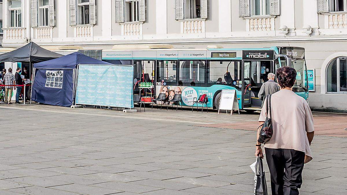 Wetterbedingt geht der Impfbus in die Winterpause