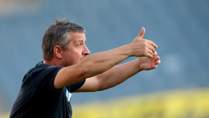 GAK-Trainer Gerald Scheiblehner blickt positiv in die rote Zukunft