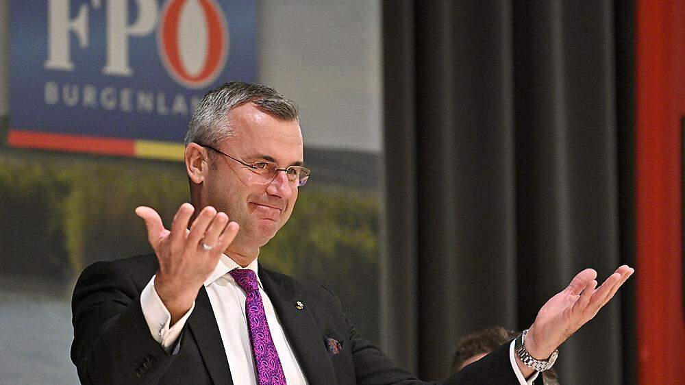 Norbert Hofer, Landesparteichef der FPÖ Burgenland