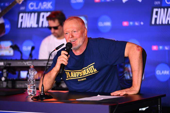 Stefan Raab bei der Pressekonferenz