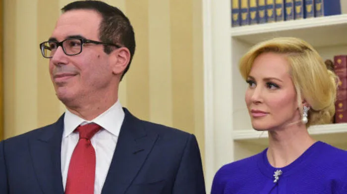 Steven Mnuchin mit Louise Linton