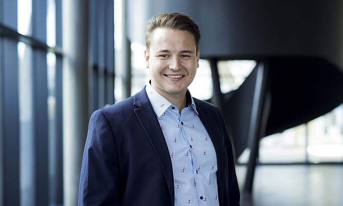 Christoph Zorn, Sales Manager bei der KNAPP AG und fertig ausgebildeter Lehrling