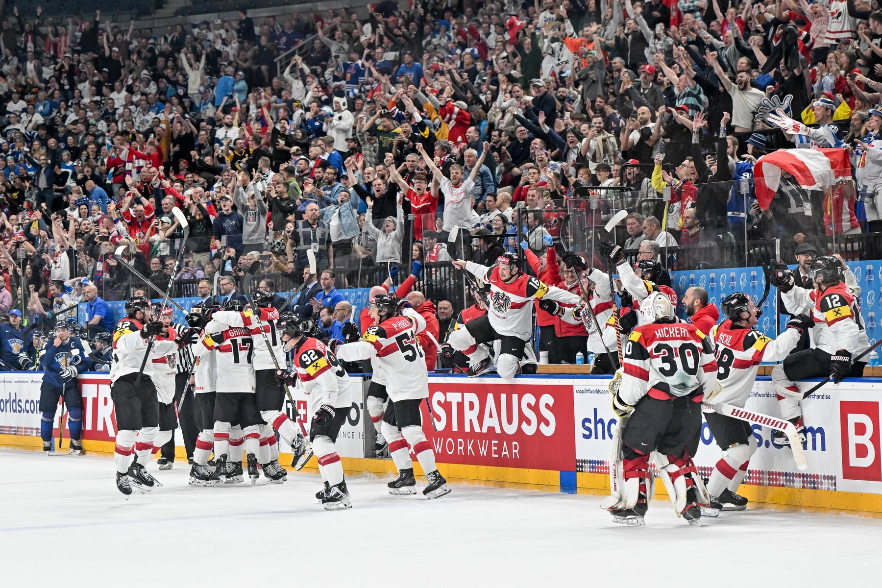 Eishockey-WM: So oft überraschte Österreich schon die Eishockeywelt