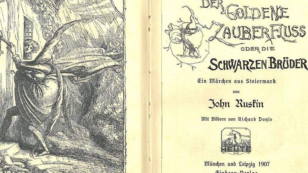 Das Titelblatt der deutschen Erstausgabe aus dem Jahr 1907