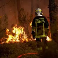 Feuerwehrleute in Frankreich