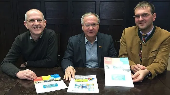 GSO-Geschäftsführer Franz Glanz, Obmann Josef Ober und Franz Friedl, technischer Leiter der GSO