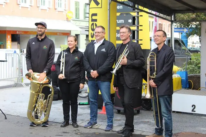 Musikalisch sorgte Günther Pendl von der Musikschule Mureck mit seinem Quartett für Unterhaltung 