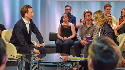 Sebastian Kurz am Montagabend bei Corinna Milborn 