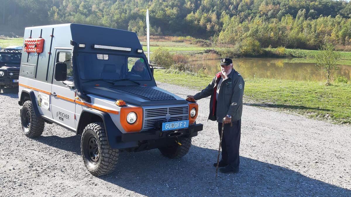 Das Motorsportorgan Franz Groß beaufsichtigte die Testfahrten im Zangtal