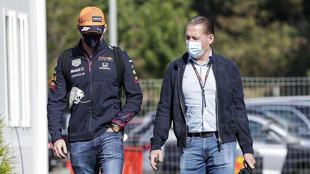 33 Max Verstappen (NED, Red Bull Racing) and his father Jos Verstappen, F1 Grand Prix of Spain at Circuit de Barcelona-