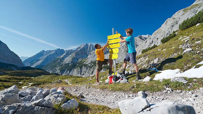 Der Alpenverein sorgt für sichere Wege.