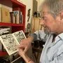 Chris Scheuer mit jenem Comic, für den er 1984 den ersten "Max und Moritz-Preis" erhielt