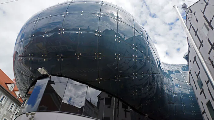 Das Kunsthaus in Graz - Graz auf dem Kunsthaus