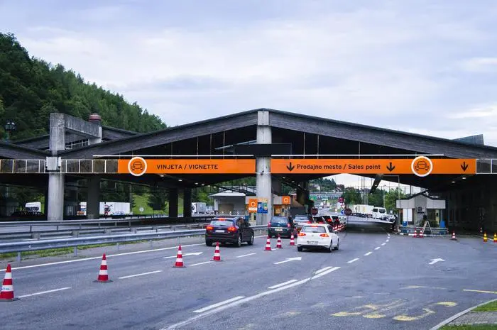 Slovenia Highway Vignette Sales Point, Spielfeld/Sentilj border crossing Austria - Slovenia, AUT-SLO, June 19, 2020. CTKxPhoto/LiborxSojka CTKPhotoF202006281561201 