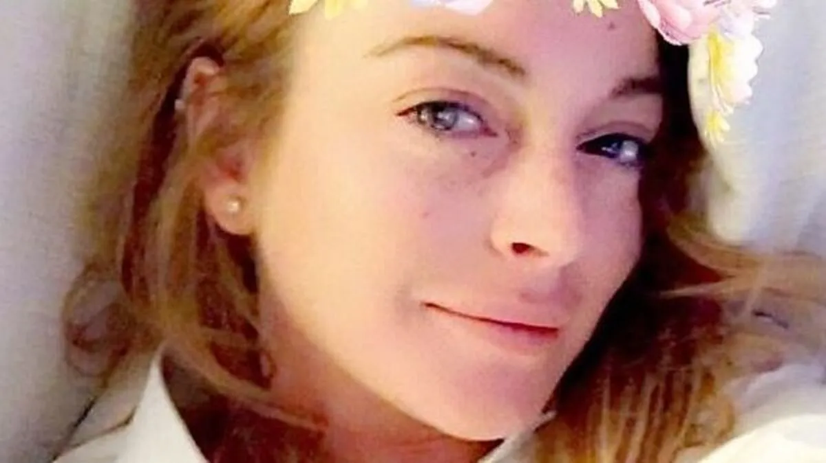 Lohans Selfie auf Instagram