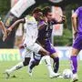 WOLFSBERG,AUSTRIA,04.SEP.22 - SOCCER - ADMIRAL Bundesliga, Wolfsberger AC vs SK Austria Klagenfurt. Image shows Thierno Ballo (WAC) and Maximiliano Moreira Romero (A.Klagenfurt).
Photo: GEPA pictures/ Daniel Goetzhaber