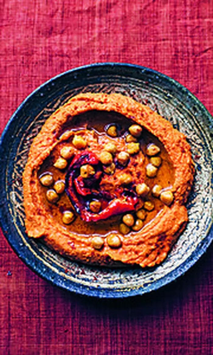 Beilage oder Hauptdarsteller: Kichererbsen mit Paprika und Knoblauch