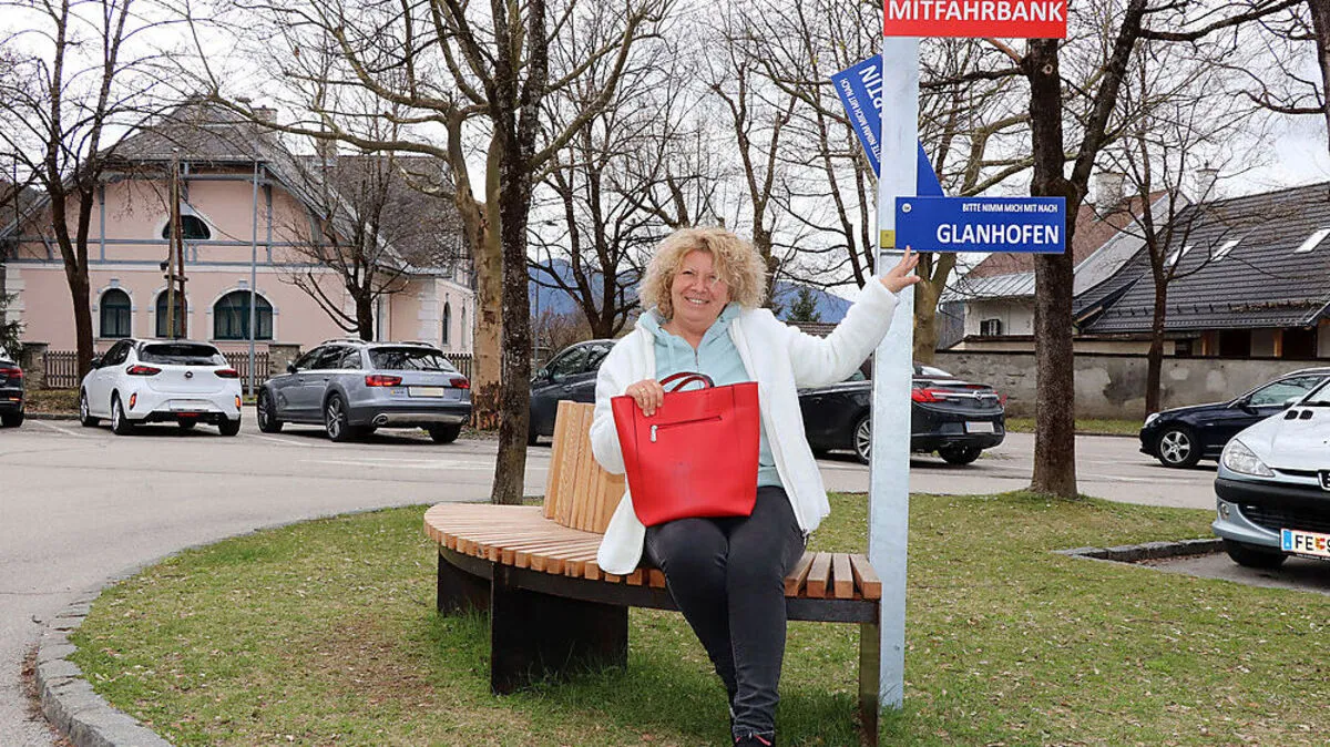 39 Mitfahrbänke wurden im Gemeindegebiet aufgestellt