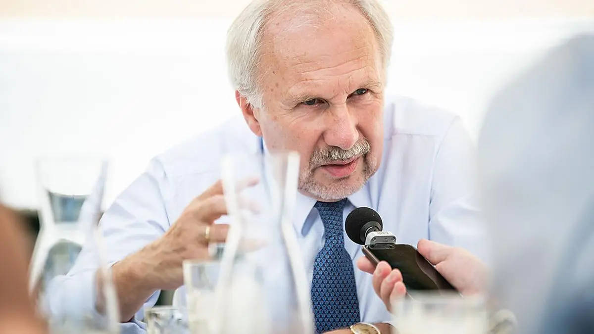 Notenbank-Gouverneur Ewald Nowotny 