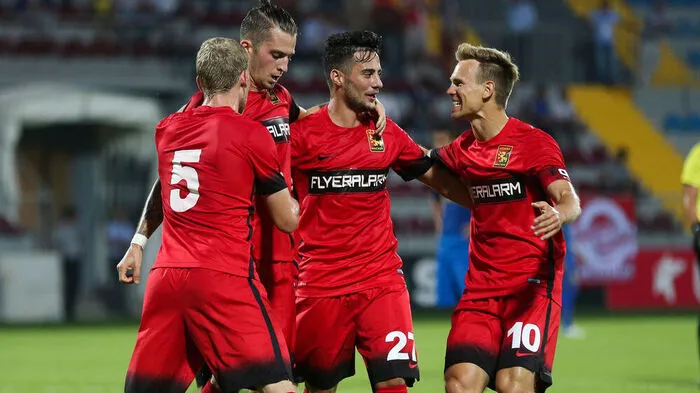 Die Admira bejubelte in Baku ein souveränes 2:0