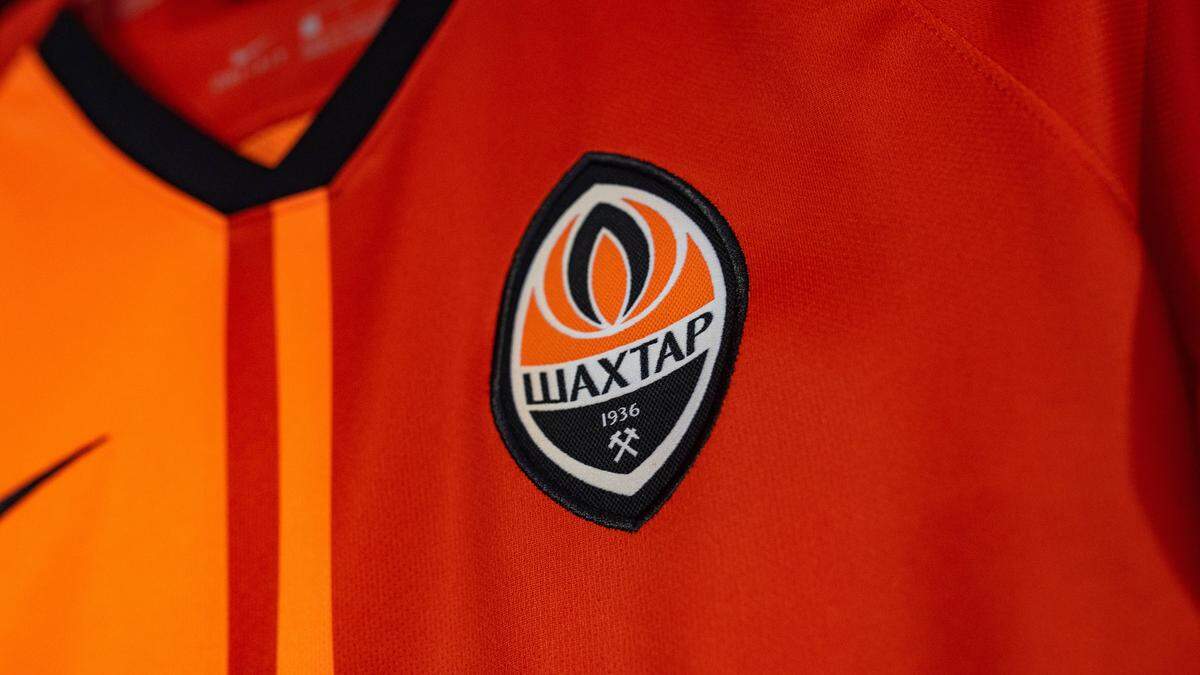 Kharkiv, Ukraine - August 3, 2019: Football kit (jersey) of FC Shakhtar in fan shop Copyright: xVitaliixVitleox