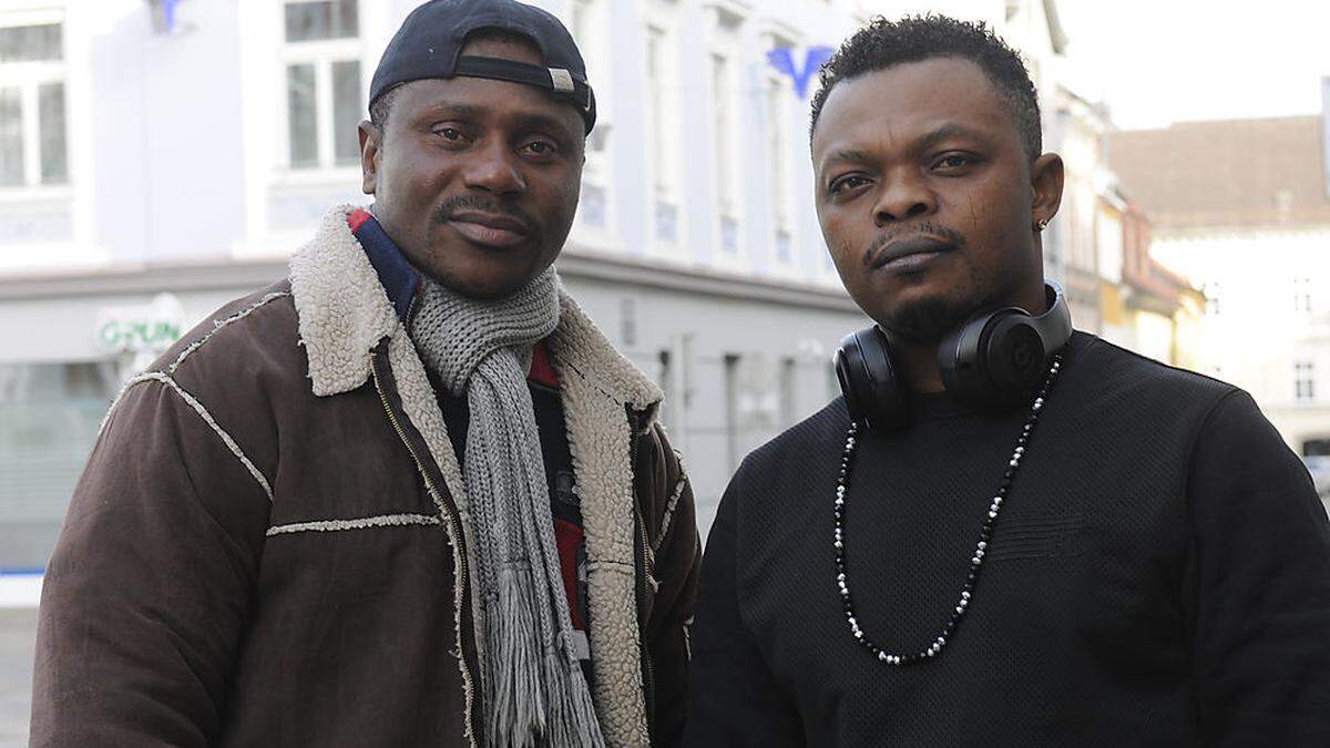 Collins Ifeanyichukwu Nmakwe und DJ Kings vom Afrikanischen Integrationsverein