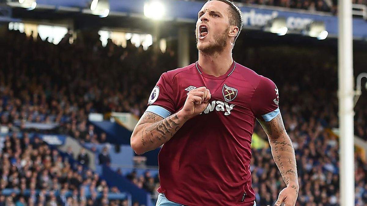 Arnautovic im West-Ham-Dress