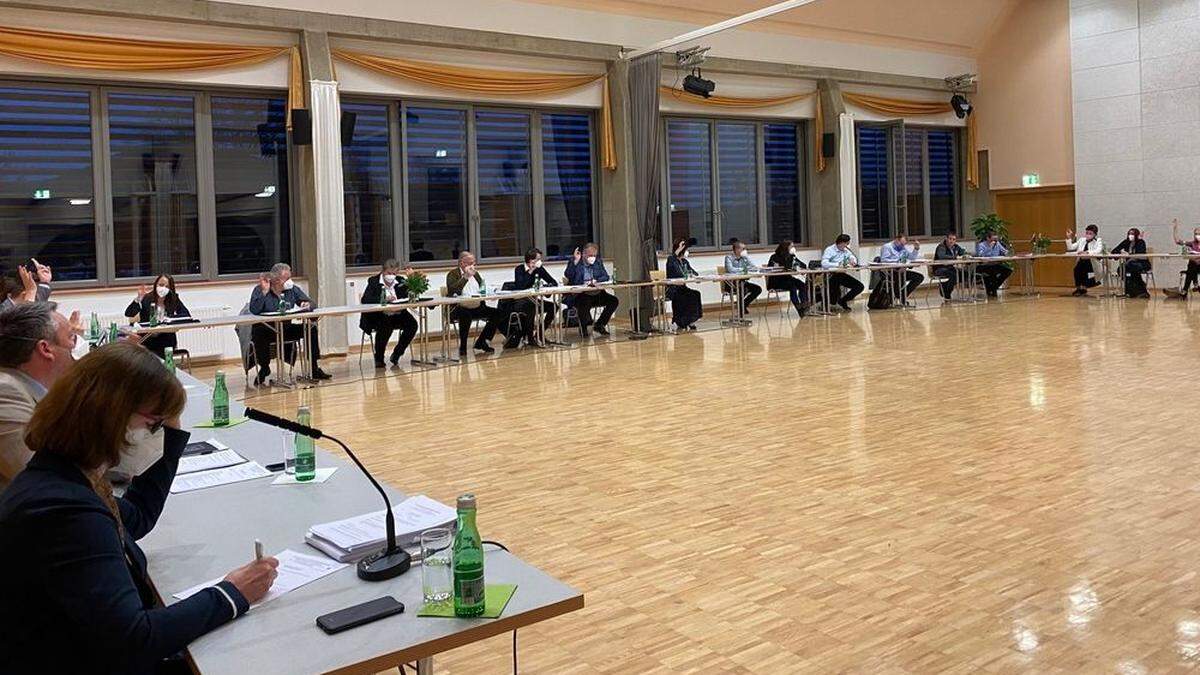 Der Bad Gleichenberger Gemeinderat tagte am Dienstag am Abend im Trauteum in Trautmannsdorf