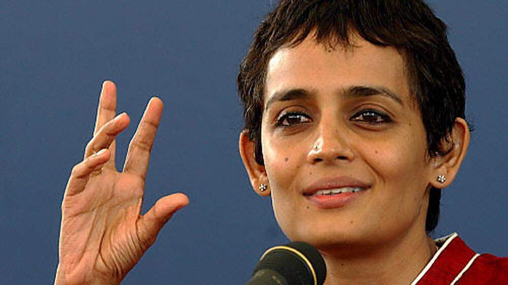 Die Schriftstelleriln Arundhati Roy