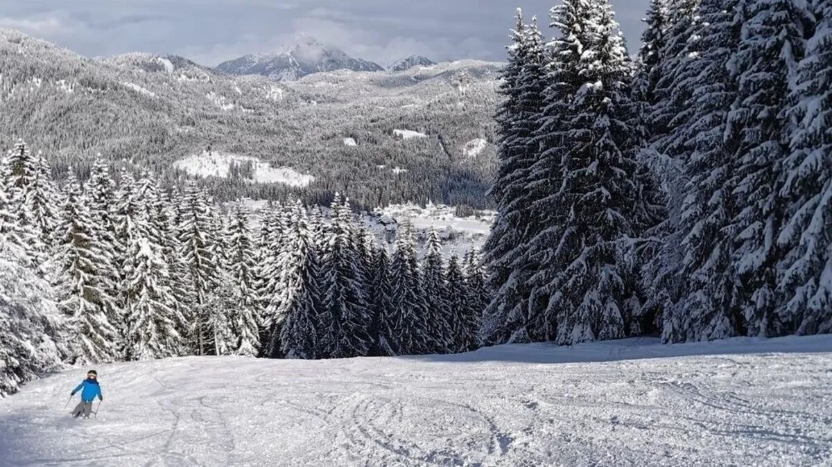 Tief winterlich startete das Familienskigebiet in die Saison 
