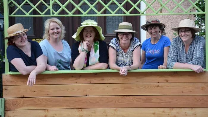 Die Beetschwestern: Gabi Reiterer, Maria Harrer, Dorli Wünscher, Elfi Klamler, Elisabeth Knoll und Maria Pessl