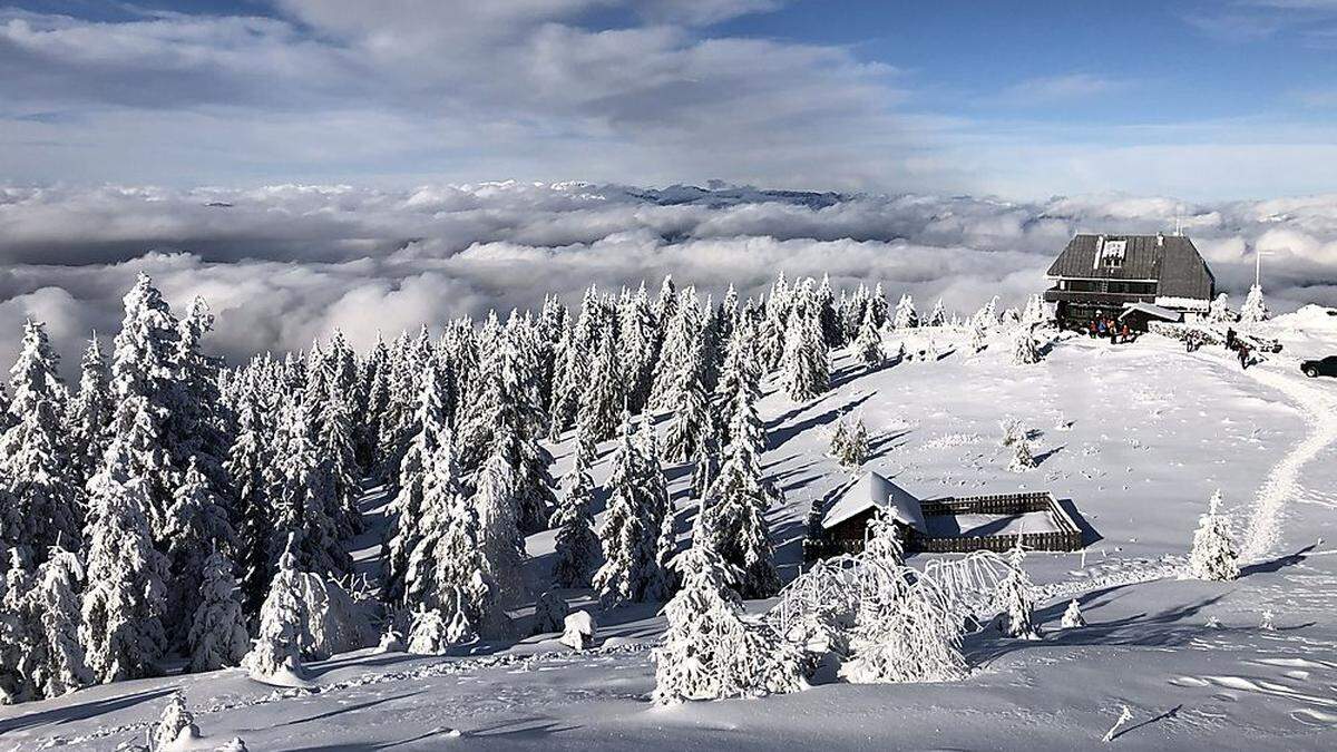 Winteridylle auf dem Rennfeld – aber das Kernstockhaus darf nicht aufsperren