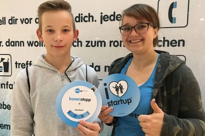 Wissen rund ums Auto und Moped war bei der Fahrschule "Startup" gefragt.