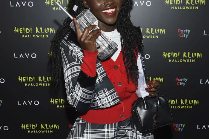 Schauspielerin Lupita Nyong'o kam auch zu Klums Feier.