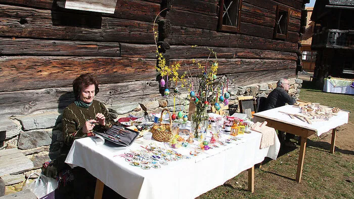 Traditioneller Ostermarkt im Freilichtmuseum Stübing