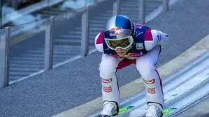 Am Kulm landete Stephan Embacher zweimal am Podest