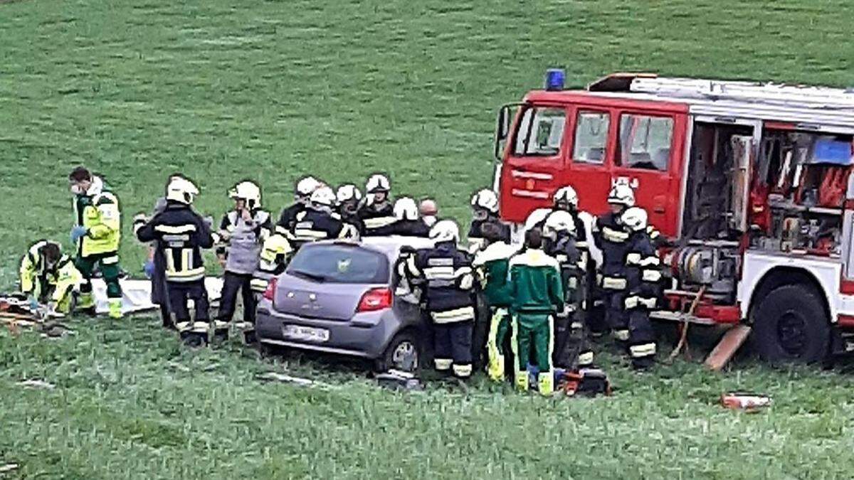 Feuerwehren St. Stefan/Stainz und Stainz sowie Grünes Kreuz standen im Einsatz