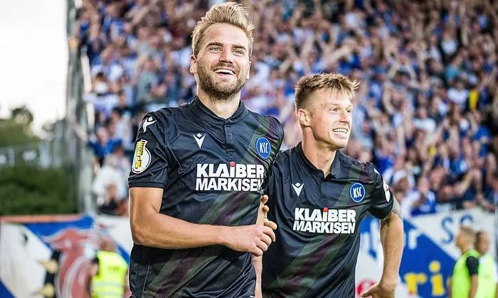 Für den KSC traf Lukas Grozurek unter anderem beim 2:0-Cuperfolg gegen Hannover.