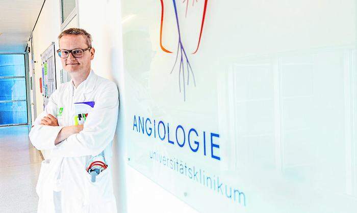 Thomas Gary, Angiologe am LKH-Universitätsklinikum Graz