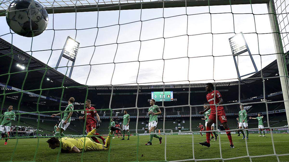 Leverkusen siegte in Bremen