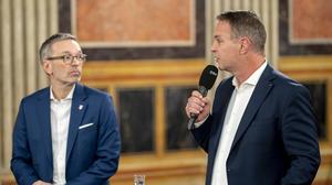 Herbert Kickl und Andreas Babler nach der Nationalratswahl