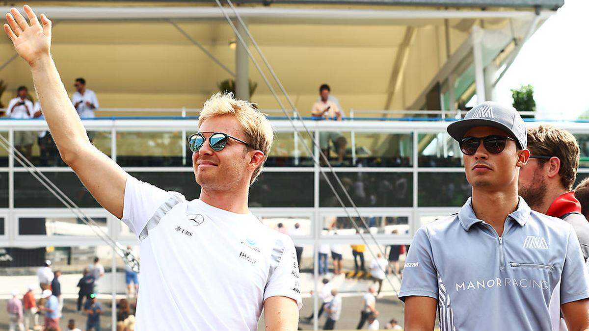 Wehrlein (rechts) könnte Rosberg (links) folgen