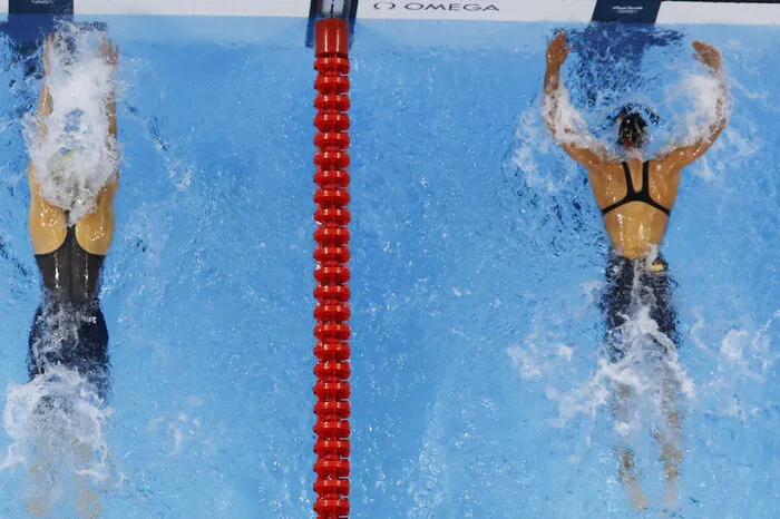 Auch beim Schwimmen fielen wieder jede Menge Entscheidungen!