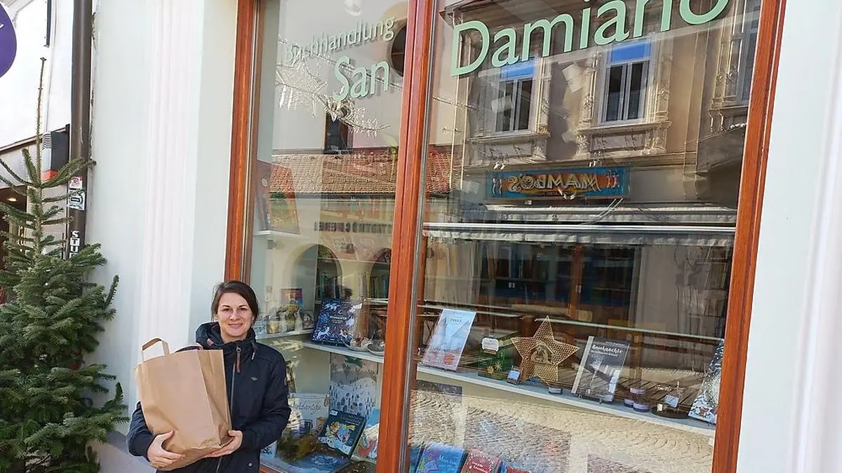 Christine Thonhauser von der Buchhandlung San Damiano in Wolfsberg
