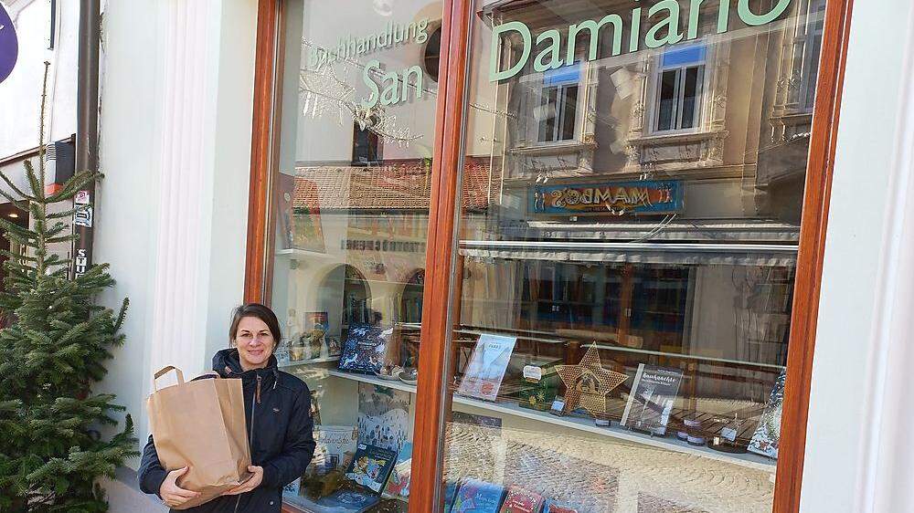 Christine Thonhauser von der Buchhandlung San Damiano in Wolfsberg